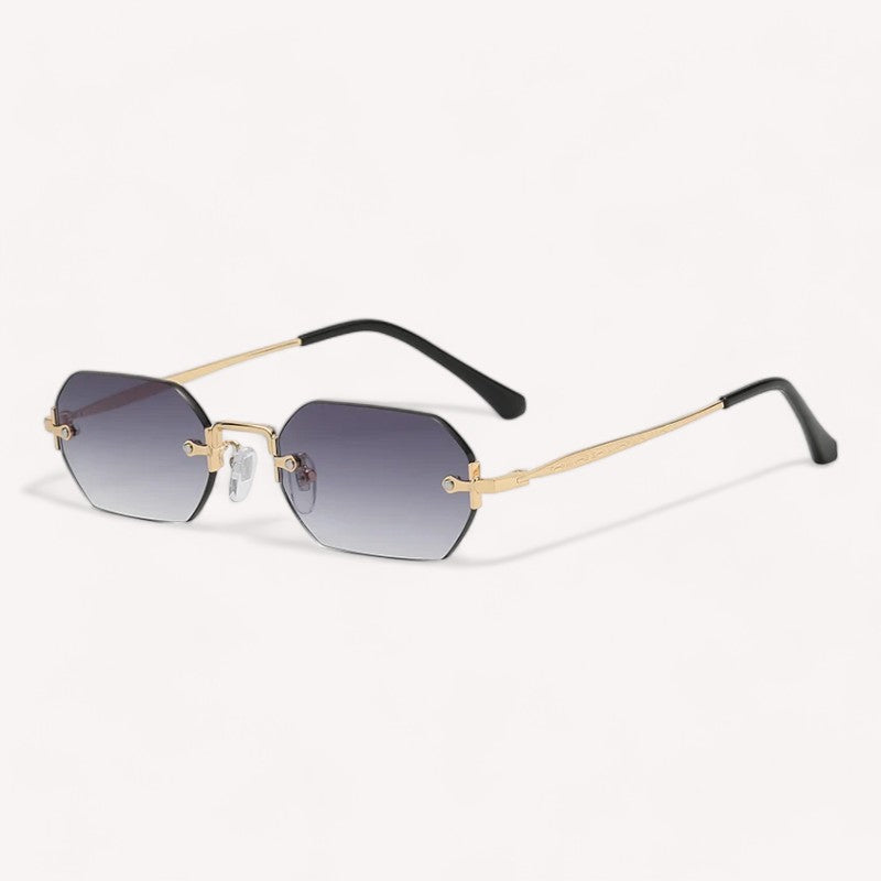 Lunettes de Soleil Homme en Métal Tendance