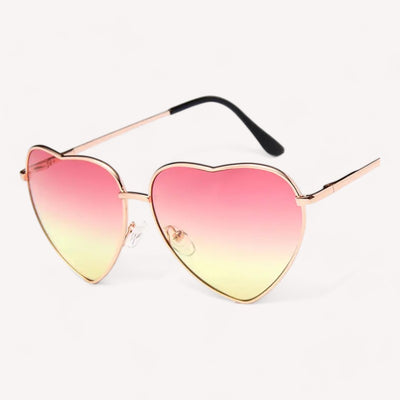 Lunettes de Soleil  Femme en Forme de Coeur