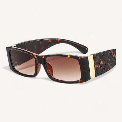 Lunettes de Soleil Monture Rectangle Epaisse