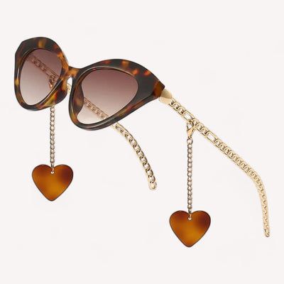 Lunettes de Soleil Amour Noir