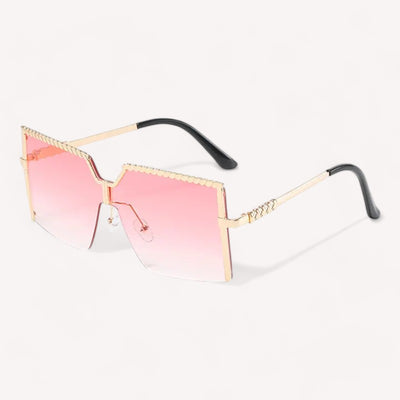 Lunettes de Soleil Femme Monture Dorée