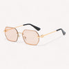 Lunettes de Soleil Hexagonales Chic