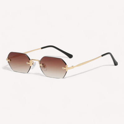 Lunettes de Soleil Homme en Métal Tendance