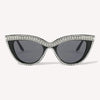 Lunettes de Soleil Femme Oeil de Chat Strass