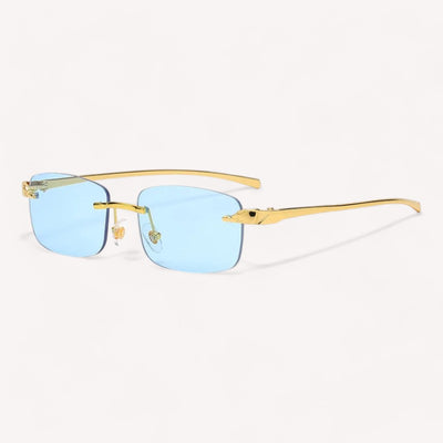 Lunettes de Soleil Rectangulaire Vintage - Mixte