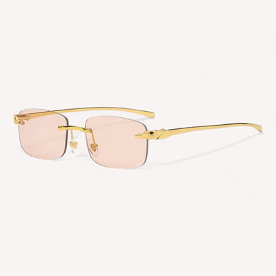 Lunettes de Soleil Rectangulaire Vintage - Mixte