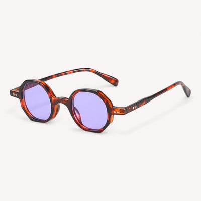 Lunettes de Soleil Rondes Vintage