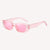 Lunettes de Soleil Femme Rectangulaires Rose